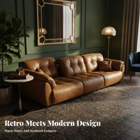 CumulusShaped Couch Retro aesthetic Lowoutline Cumulus Couch Plush Comfort Sofa for Homeowners, Apartment Dwellers, Small Spaces, Bedroom