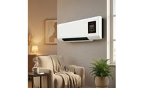 Digital Display Wall-Mounted Electric Heater Wireless Controller Control Electric Wall Heater Air Outlet Home Heating