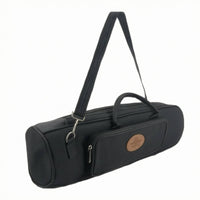 Black Instrument Bag Water-Resistant Padded Instrument Bag Waterproof Textured Textile