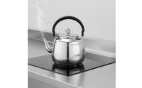 Steaming Kettle Whistle Notification Stainless Stainless Kettle Anti-Scald Handle Large Capacity Boiling Pot for Commercial Users, Cafes