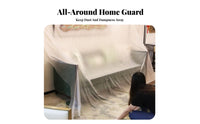 Dustproof Disposable Furniture Protector Waterproof Renovation Dust Sheet Tear-Resistant for Renovators, Painters, Painting, Moving, Storage