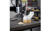 Carving Machine Dust Cover Brush Skirt Spindle Dust Hood Removable for Woodcrafting