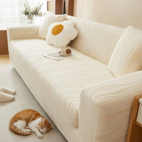 Couch Cover with Cushion Cover Stretch Sofa Slipcover Removable for Home