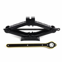Folding Manual Scissor Jack Compact Scissor Jack Secure Vehicle Tool Long-Lasting for Tire Changes, Garage
