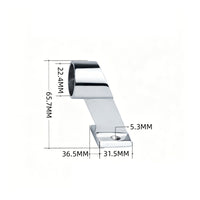 316 Stainless Flag Bracket Heavy Duty Marine Flag Pole Mount Polished Finish Flagpole Mounting Bracket for Yacht, Boat Deck