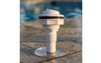 Hex Collar Pool Nozzle Fitting Black Sealing Seal Pool Filter Hose Adapter White Plastic Hose Barb Adapter Compact