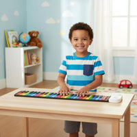 49-Key Piano Built in Speakers Plaything USB-Powered for Travel
