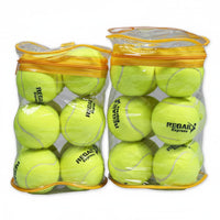12 Pieces Multi-Color Training Tennis Balls Long-Lasting Practice Tennis Balls Long-Lasting Rebound for Beginners, Students, Outdoor Play