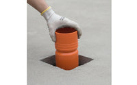 Ribbed Manure Plug Plastic Wastewater Plug Heavy-Duty Leakproof for Farmers, Pig Farms, Septic Pits