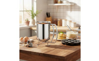 Precise Pouring Stainless Steel Batter Dispenser Easy to Clean Batter Funnel Dripdrip-Resistant Baking Tool Single-Hand Control for Dessert Making