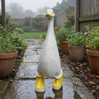 Resin Duck Ornament Decorative Outdoor Decoration Hand Painted