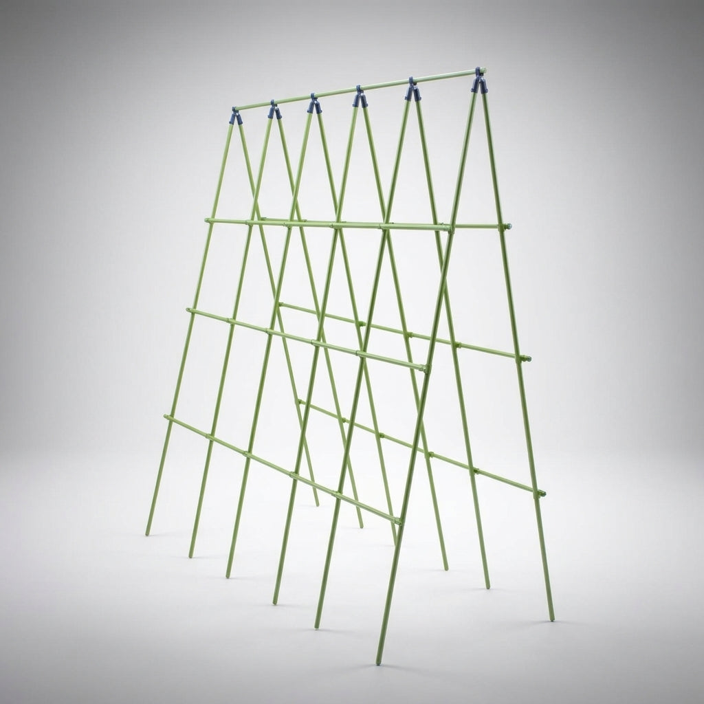 Garden Trellis and Vegetable Rack for Plant Support, Large A-shaped Structure for Indoor Plants or Raised Beds, Heavy Duty Cucumber Trellis