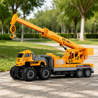 Toy Truck Mini Car Construction Vehicle Sandbox Play Set 1:43 Scale Friction Drive Plastic Toy For 4-6 Years Old