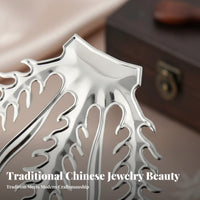 Avian Feather Metal Decoration Embossed Features DIY Headdress Comp Exclusive Nt Ethnic Design Clothing Applique