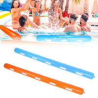 Lightweight Inflatable Swim Stick Long-Lasting PVC Buoyancy Stick with Handles Reusable Inflatable Pool Cylinder Flexible for Children, Vacation