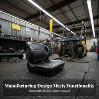 Universal Forklift Seat Long-Lasting Forklift Seat Assembly Comfortable Design Adjustable Position for Farmers, Warehouses