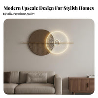 Modern Design LED Light-up Painting Minimalist Design 3D LED Wall Art Easy to Hang Backlit Wall Decor Adjustable Brightness for Interior Designers, Homeowners, Gift Givers, Living Room, Bedroom, Hallway, Entryway