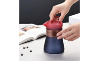 Smart Coffee Dripper Set Beginner-Approachable Immersion Coffee Brewer Cone-Shaped Design Dripper and Server Heat Insulating