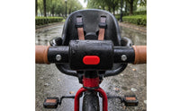 Red Release Button Tricycle Seat Lock Clamp-Style Stroller Seat Lock Silver Screws Locking Connector Molded