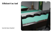 Floor Standing Pool Cue Rack Stable Billiard Design Holder Floor Stand Space-Saving Freestanding Billiard Cue Rack for Bar