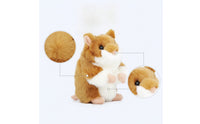 Hamster Stuffed Toy Cuddly Stuffed Hamster Furry for Children