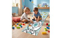 Portable Tabletop Game Mat Rollable Roll-up Game Mat Interactive Tabletop Cover Easy to Store for Families, Classrooms