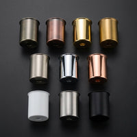 Table Lamp and Wall Light Metal Lamp Cup with E27 Lamp Holder, Heat Resistant Screw Bulb Holder for Pendant Light, Anti-Rust E14 Lamp Base