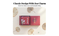 Chinese Design Pouch Zipper Closure Embroidered Change Purse Ideal Gift Zippered Textile Pouch for Tourists, Girls, Gifting, Souvenir Collection