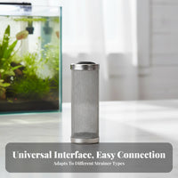 Crustacean Intake Cover Prevents Clogging Stainless Steel Intake Screen Rust-Resistant Intake Protector for Aquarists