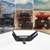 Quick-Connect Trailer Receiver Winch Mount, Tool-Free, Anti-Theft, Off-Road Recovery
