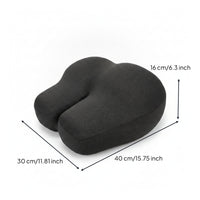 Memory Foam Seat Cushion Textured Finish Upholstered Ergonomic Seat Cushion for Chair