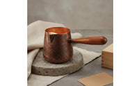 copper tea pot with side handle Traditional Craftsmanship Copper Tea Server Hammered Teapot