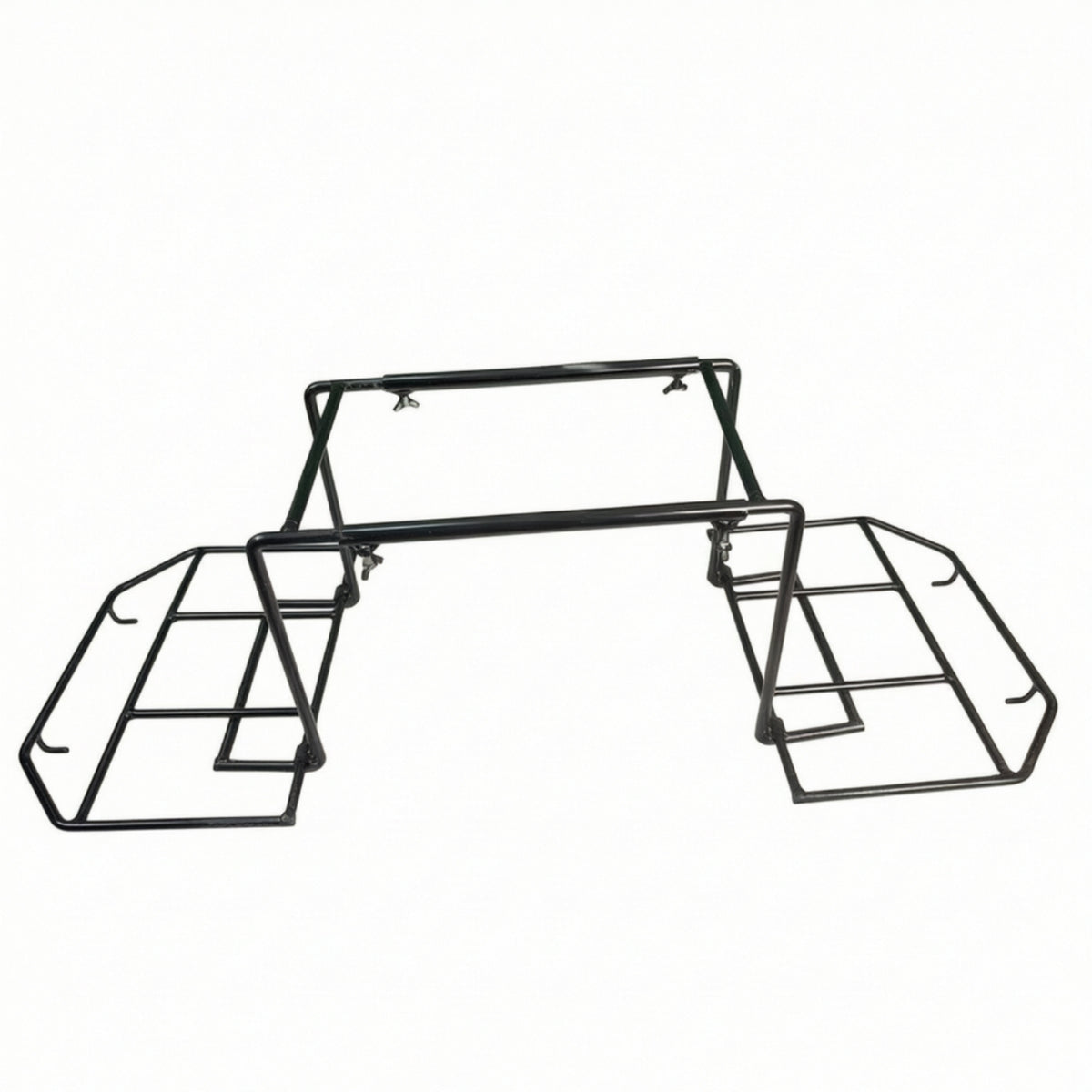 Motorcycle Rear Cargo Rack Black Motorcycle Rear Luggage Rack Telescopic for Commuters
