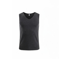 Men's Thermal Fleece Vest Warm V-Neck Undershirt
