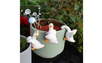 3 Pieces Cute Resin Duck Planter Hanger Whimsical Climbing Duck Figurine Easy to Place Gift Idea for Aquarium