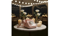 Audio Phone Wedding Decor Retro Dial Phone Party Decoration Vintage Telephone for Hotel, Office