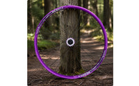 Threaded Mountain Bike Rear Wheel Double Wall Single Speed Rear Wheel Smooth Lightweight for Custom Conversions