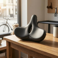 Comfort Bike Seat Ergonomic Wide Bike Saddle Textured for Commuters