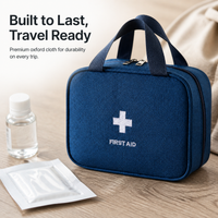 Portable First Aid Medical Emergency Kit Bag for Home Travel Outdoor