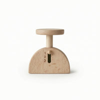 Toy Fruit Scale Natural Wooden Toy Scale Educational for Young Children