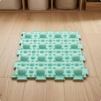 Textured Sensory Mat Pressure-Resistant Rectangular Silicone Mat Non-Slip Activity Pad for Crawling Practice