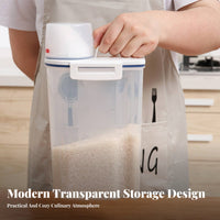 Moisture-Proof Rice Storage Container Dustproof Airtight Grain Container Safe for Countertop