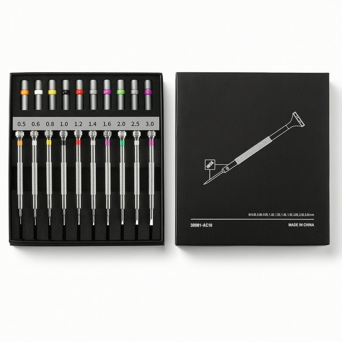 10 Pieces Precision Screwdriver Set with Case Easy-to-Store for Jewelers, DIYers