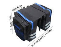 Large Capacity Bicycle Pannier Bag for Rear Rack, 30L Oxford Cloth