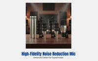 Instrument Microphone, Active Pickup for Jazz Drum, Keyboard, Erhu, Guitar, Stage Recording, Metal Body, Cardioid, Low Noise