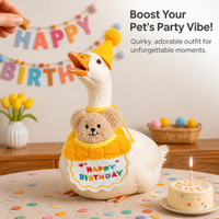 Pet Birthday Party Set with Bandana, Hat, Cake, and Candles for Cats and Dogs