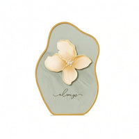 Freestanding Framed Plaque Organic Shape Plaque with Stand Sophisticated Tabletop Sign Modern for Bedside Table