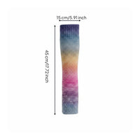 Figure Skating Leg Warmers Warm Knit Skating Leggings Thick Training Wear for Competition