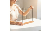Necklace Display Stand Space Saving Pendant Display Holder Minimalist Design Jewelry Hanging Rack for Dressing Table