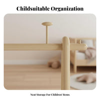 Japanese design children's Clothes Tree Space-Saving Freestanding child's Coat Rack Kid-Safe Design Room Organizer Easy Assembly for children, Toddlers, Parents, Bedroom, Nursery, Playroom, Entrypath